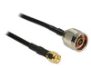 EAN 4043619895168 - DeLOCK 15m, N/SMA cable coaxial CFD200 Negro imagen 1