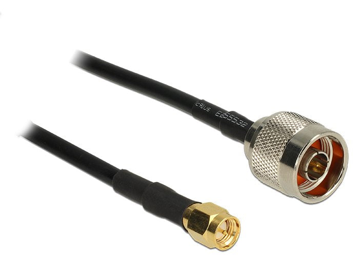EAN 4043619895168 - DeLOCK 15m, N/SMA cable coaxial CFD200 Negro imagen 1