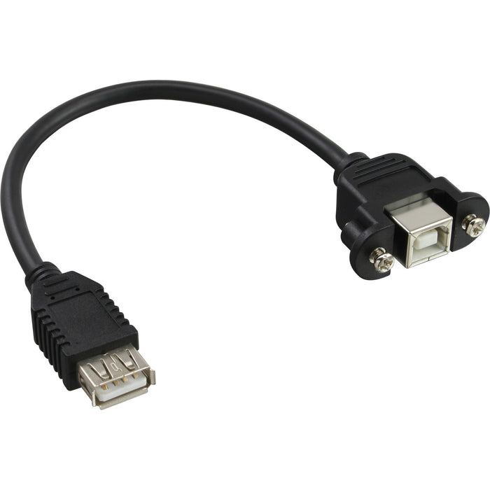 EAN 4043718198122 - InLine 33441F cable USB 0,2 m USB A USB B Negro imagen 1