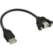 EAN 4043718198122 - InLine 33441F cable USB 0,2 m USB A USB B Negro imagen 1