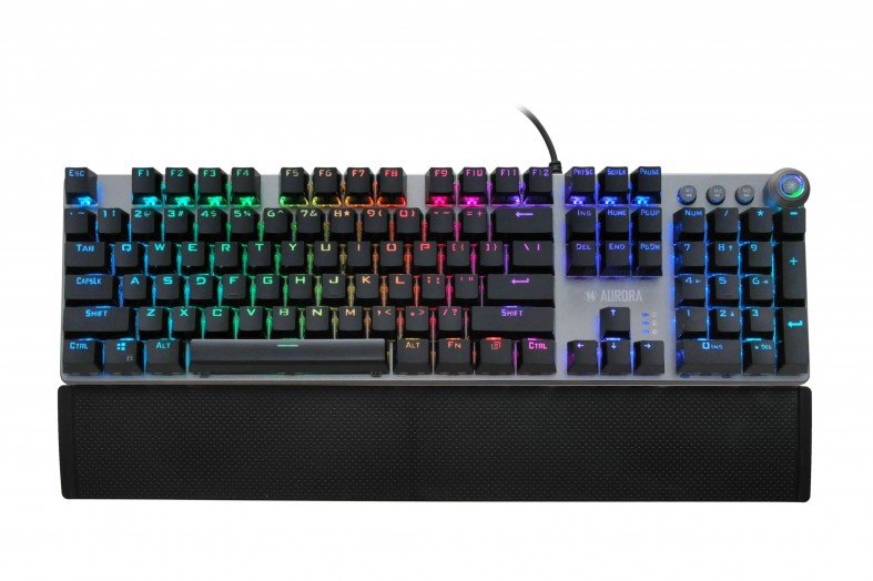 EAN 5901443055945 - iBox AURORA K-4 teclado Juego USB QWERTY Negro, Plata imagen 1