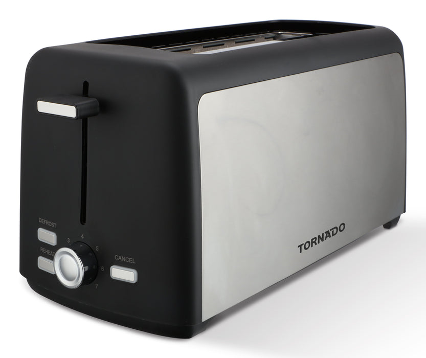 EAN 6221127475968 - TORNADO TTA-7402-GS tostadora 7 4 rebanada(s) 1400 W Negro, Plata imagen 1