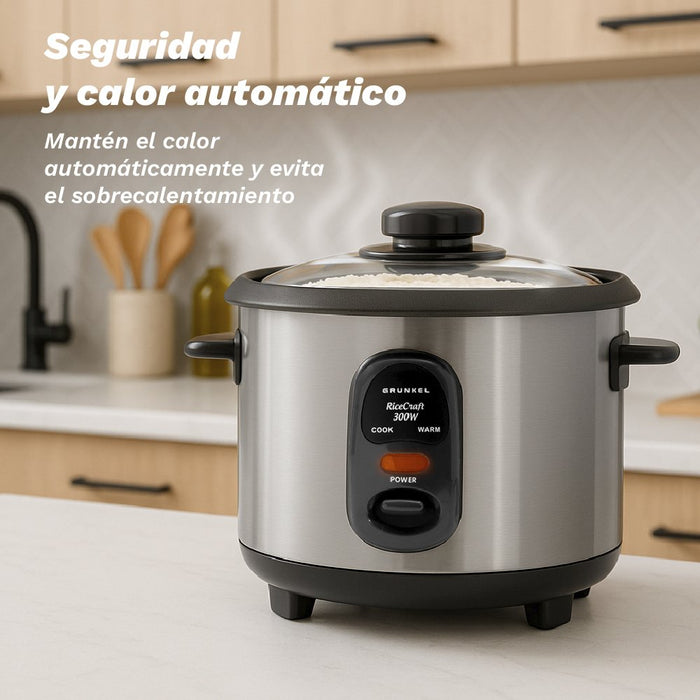 EAN 8426156019192 - Grunkel RC-18L arrocera 1,8 L 700 W Acero inoxidable imagen 4