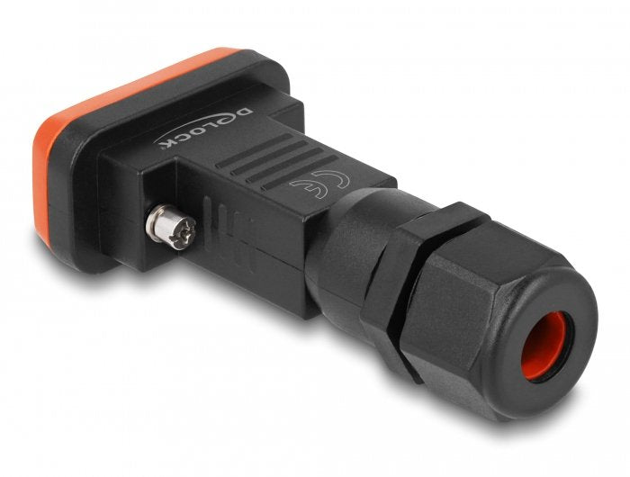 EAN 4043619878031 - DeLOCK 87803 conector D-Sub/9 soldering pin Negro, Naranja imagen 2