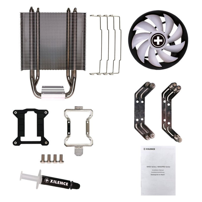 EAN 4044953502422 - Xilence M403PRO.ARGB Procesador Enfriador 12 cm Negro imagen 8