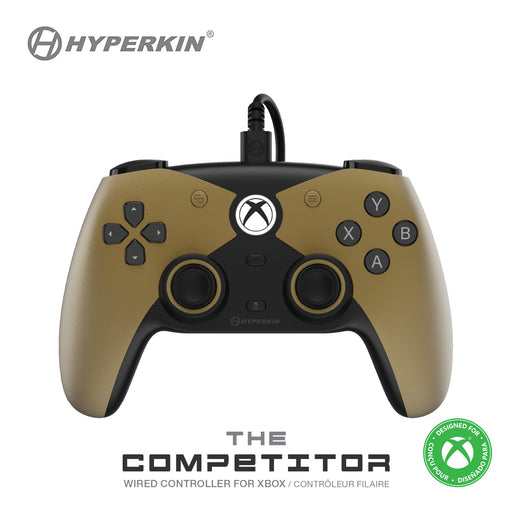 EAN 810007716053 - Hyperkin The Competitor Oro, Negro USB Gamepad Analógico/Digital Xbox Series X, Xbox Series S, Xbox One, P imagen 1