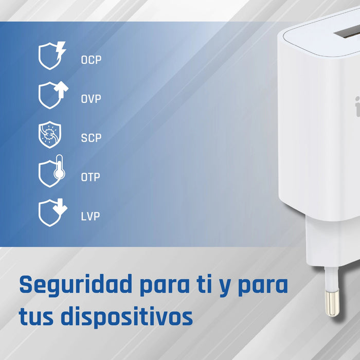 EAN 8435364317174 - iggual IGG317174 cargador de dispositivo móvil Universal Blanco USB Interior imagen 6
