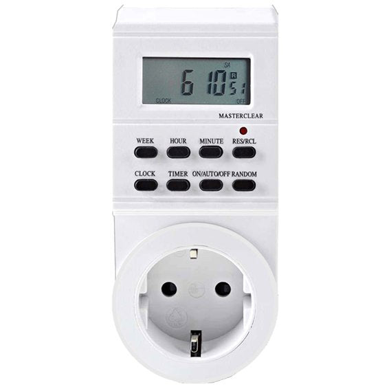 EAN 8420738494018 - Silver Electronics 49401 contador eléctrico Blanco Programador eléctrico diario/semanal imagen 1