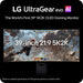 EAN 8806096768488 - LG 39GX950B-B pantalla para PC 99,1 cm (39") 5120 x 2160 Pixeles 5K Ultra HD OLED Negro imagen 3