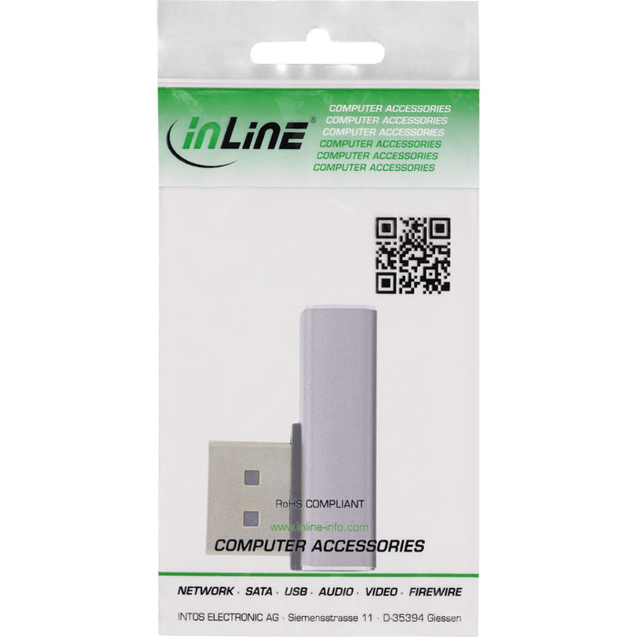 EAN 4043718338177 - InLine 17291I cambiador de género para cable DisplayPort Gris, Negro imagen 6