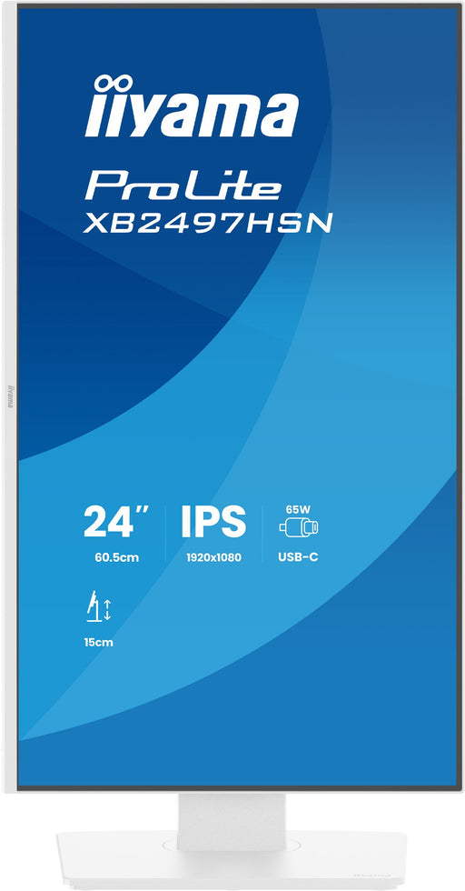 EAN 4948570125906 - iiyama ProLite XB2497HSN-W1 pantalla para PC 60,5 cm (23.8") 1920 x 1080 Pixeles Full HD LED Blanco imagen 2