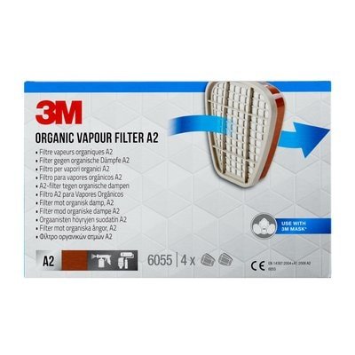 EAN 5902658103100 - 3M 6055 Cartucho para gas y vapor 4 pieza(s) imagen 2