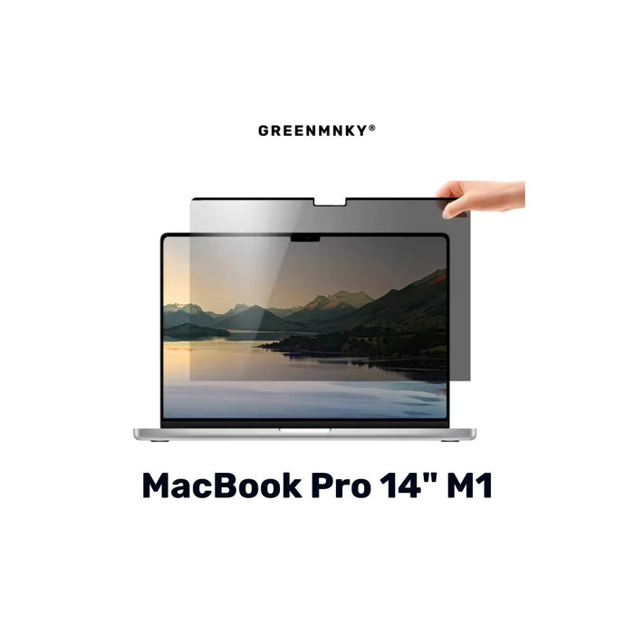 EAN 4251772521460 - GREENMNKY MPF.MBP14.M1 accesorio para portatil Protector para pantalla de ordenador portátil imagen 1
