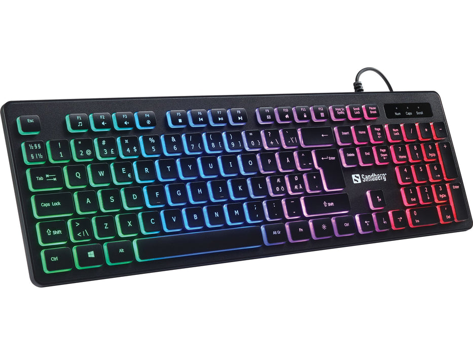 EAN 5705730640322 - Sandberg 640-32 teclado Juego USB QWERTY Nórdico Negro imagen 3