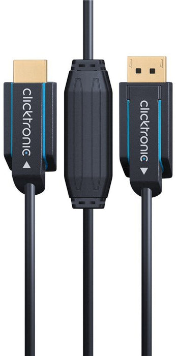 EAN 4040849449277 - ClickTronic 44927 cable HDMI 10 m DisplayPort HDMI tipo A (Estándar) Negro imagen 6