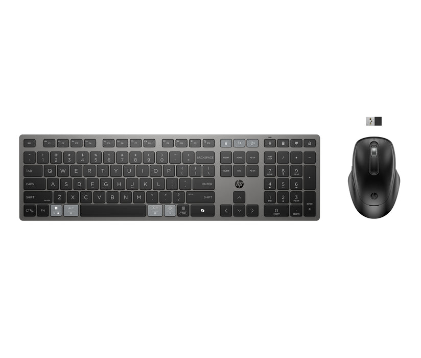 EAN 198122955497 - HP 725 Multi-Device Rechargeable Wireless Keyboard and Mouse Combo teclado Ratón incluido Oficina RF Wirel imagen 1