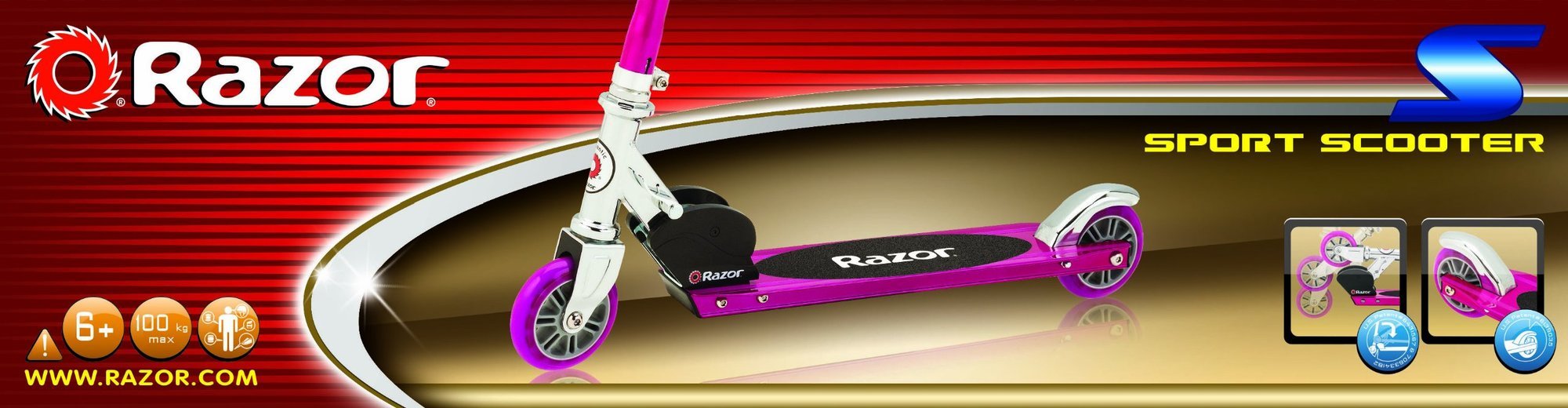 EAN 0845423013684 - Interbrands 13073051 scooter Rosa imagen 1