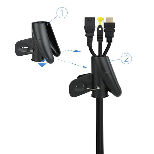 EAN 8433281009592 - Nanocable 10.36.0001-BK pasacables 2,5 cm imagen 2