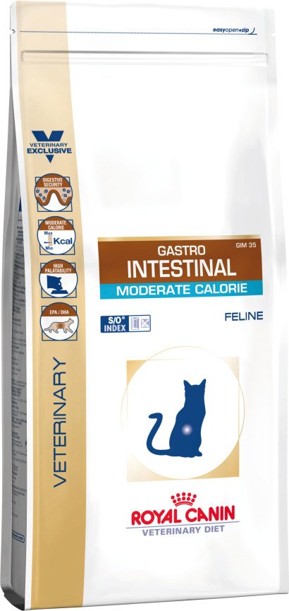 EAN 3182550771290 - Royal Canin Gastro Intestinal Moderate Calorie alimento seco para gatos 2 kg Adulto Aves, Arroz imagen 1