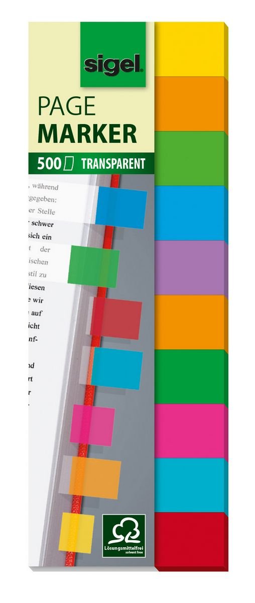 EAN 4004360833038 - Sigel HN684 etiqueta autoadhesiva Rectángulo Multicolor 500 pieza(s) imagen 1
