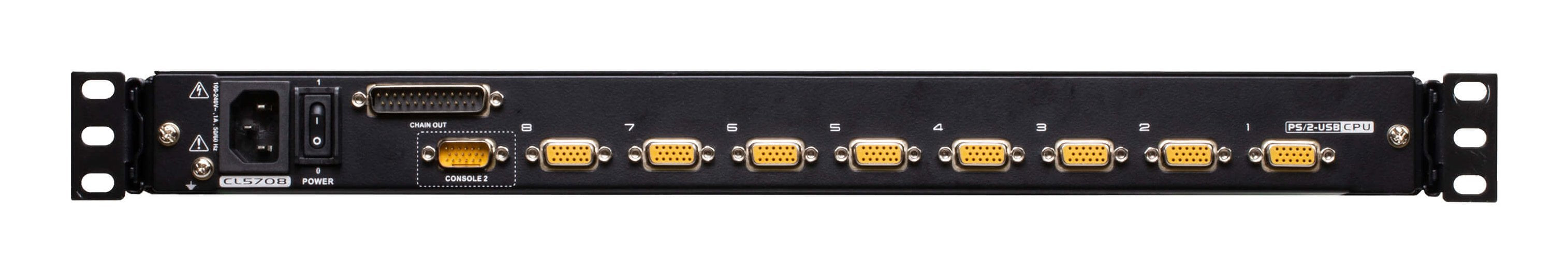 EAN 4710469343339 - ATEN CL5708M consola de rack 43,2 cm (17") 1280 x 1024 Pixeles Metal, Plástico Negro 1U imagen 7