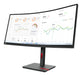 EAN 0196801194922 - Lenovo ThinkVision T34w-30 pantalla para PC 86,4 cm (34") 3440 x 1440 Pixeles Wide Quad HD LED Negro imagen 4