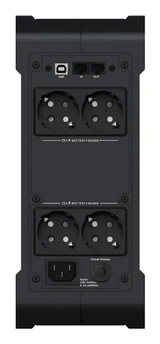 EAN 767041045109 - Vertiv PSA6-1000IT-SCH sistema de alimentación ininterrumpida (UPS) Línea interactiva 1 kVA 625 W 4 salida imagen 3