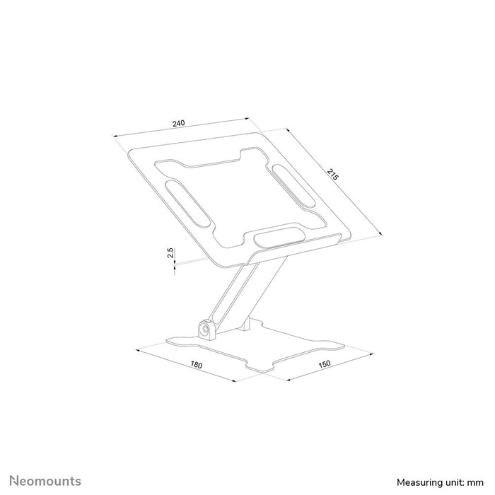 EAN 8717371443078 - Neomounts DS20-740BL1 soporte para ordenador portátil Negro 38,1 cm (15") imagen 20