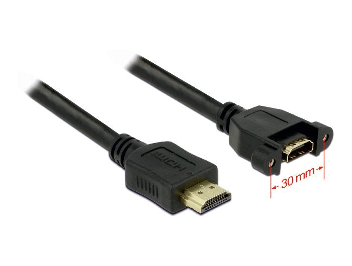 EAN 4043619851027 - DeLOCK 1m 2xHDMI cable HDMI HDMI tipo A (Estándar) Negro imagen 2