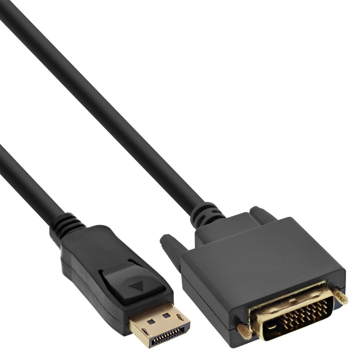 EAN 4043718275274 - InLine 17117 adaptador de cable de vídeo 0,3 m DisplayPort DVI-D Negro imagen 1
