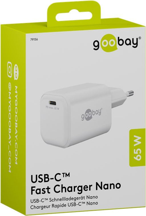 EAN 4040849791567 - Goobay 79156 cargador de dispositivo móvil Universal Blanco Corriente alterna Carga rápida Interior imagen 2