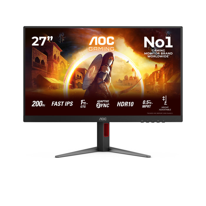 EAN 4038986682671 - AOC G4 27G4HA pantalla para PC 68,6 cm (27") 1920 x 1080 Pixeles Full HD LED Negro, Rojo imagen 1