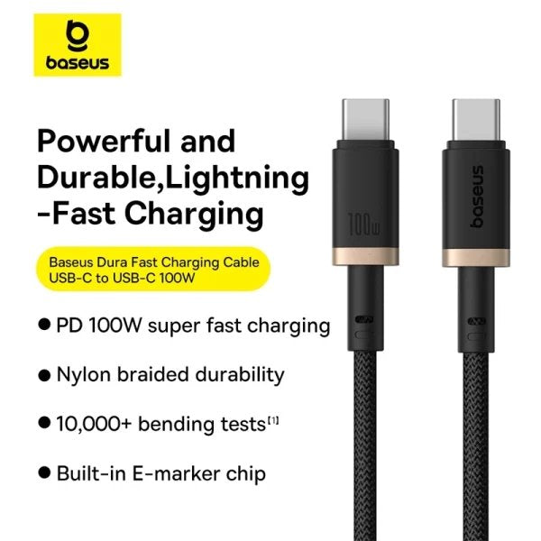 EAN 6932172669843 - Baseus P10377803U01-02 cable USB USB 2.0 2 m USB C Negro, Oro imagen 10