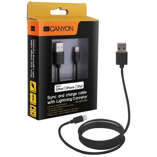 EAN 8717371861605 - Canyon CNS-MFICAB01 1 m Negro imagen 2