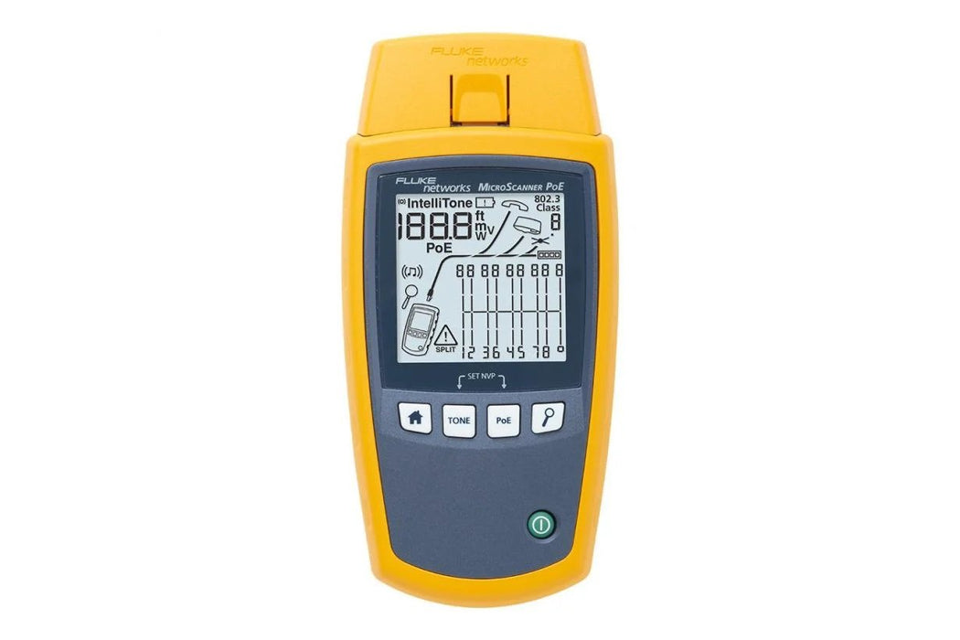 EAN 0754082148524 - Fluke MicroScanner PoE Comprobador de alimentación PoE Azul, Amarillo imagen 1