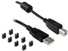EAN 4043619875870 - DeLOCK 87587 convertidor, repetidor y aislador en serie Negro imagen 3