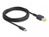 EAN 4043619879700 - DeLOCK 87970 cable de transmisión Negro 1,5 m USB C 1.0 x 4.5 mm imagen 2