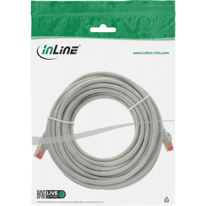 EAN 4043718028894 - InLine 76420 cable de red Gris 20 m Cat6 S/FTP (S-STP) imagen 3