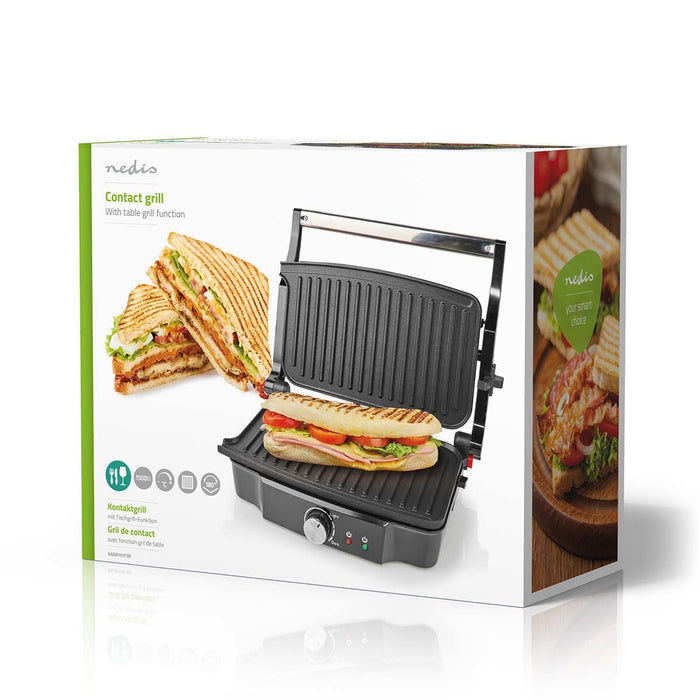 EAN 5412810398898 - Nedis KAGR131FSR parrilla eléctrica de contacto imagen 9