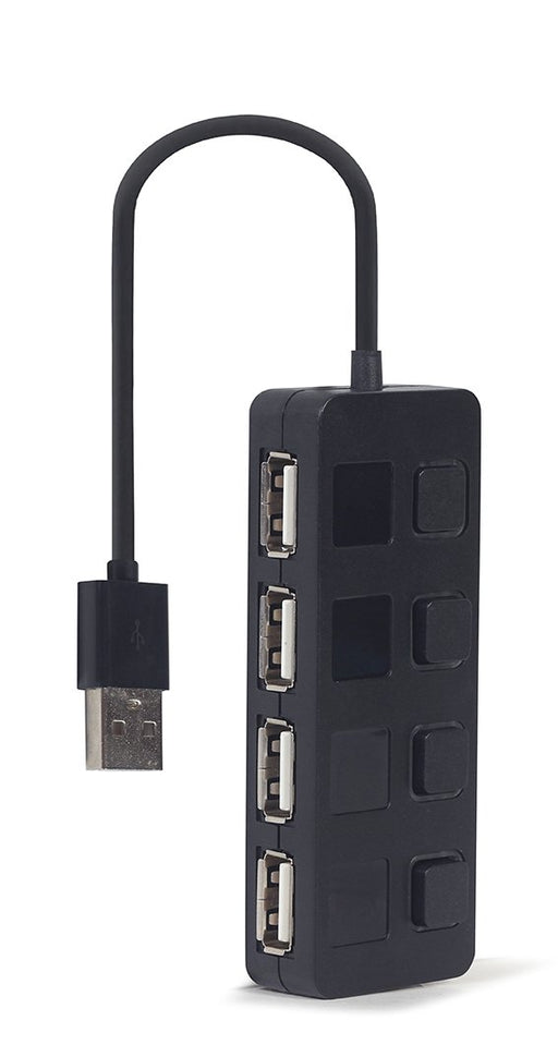 EAN 8716309124669 - Gembird UHB-U2P4-05 hub de interfaz USB 2.0 Type-A Negro imagen 1