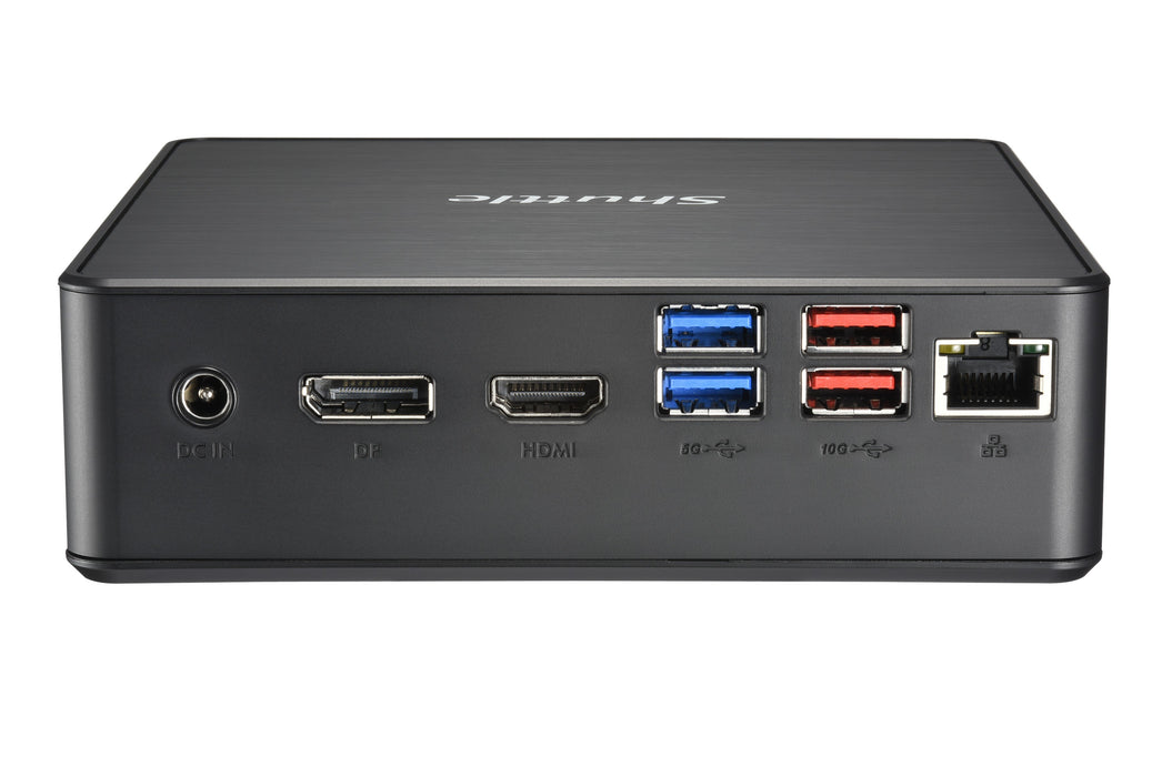 EAN 0887993005904 - Shuttle NC40U PC/estación de trabajo barebone 0.84L sized PC Negro 7305 Intel® SoC 1,1 GHz imagen 8