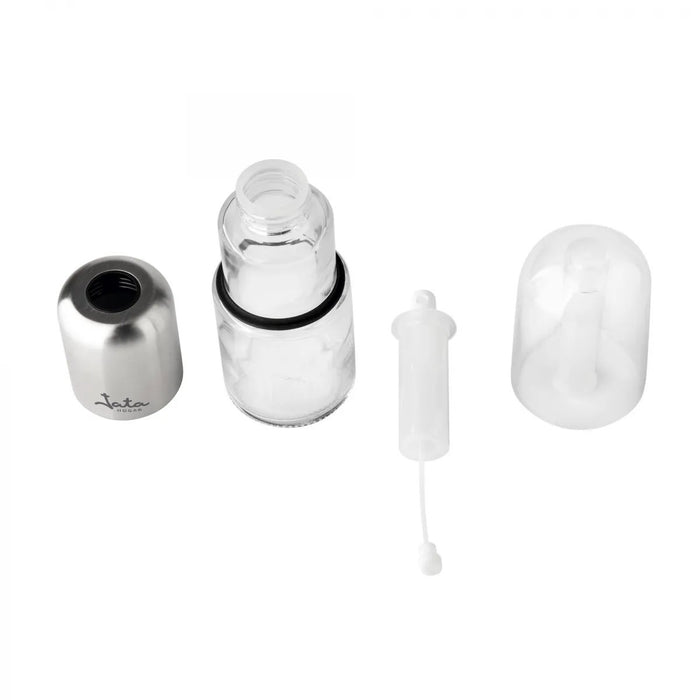 EAN 8436584384397 - JATA HACC4539 dispensador de aceite/vinagre 0,15 L Botella Vidrio, Acero inoxidable Acero, Transparente imagen 3