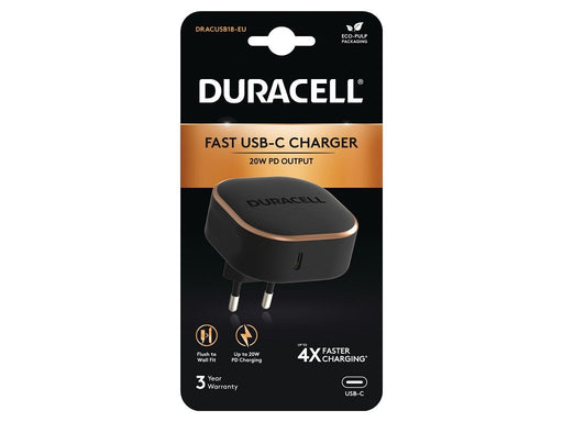 EAN 5056304310210 - Duracell DRACUSB18-EU cargador de dispositivo móvil Negro imagen 1