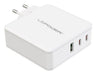 EAN 4262443280616 - LC-Power LC-GAN-100 cargador de dispositivo móvil Universal Blanco Corriente alterna Carga rápida Interio imagen 1