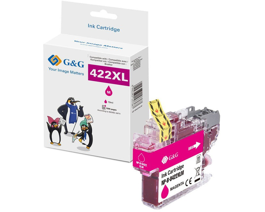 EAN 6942383157367 - G&G 20586 cartucho de tinta 1 pieza(s) Compatible Alto rendimiento (XL) Magenta imagen 1