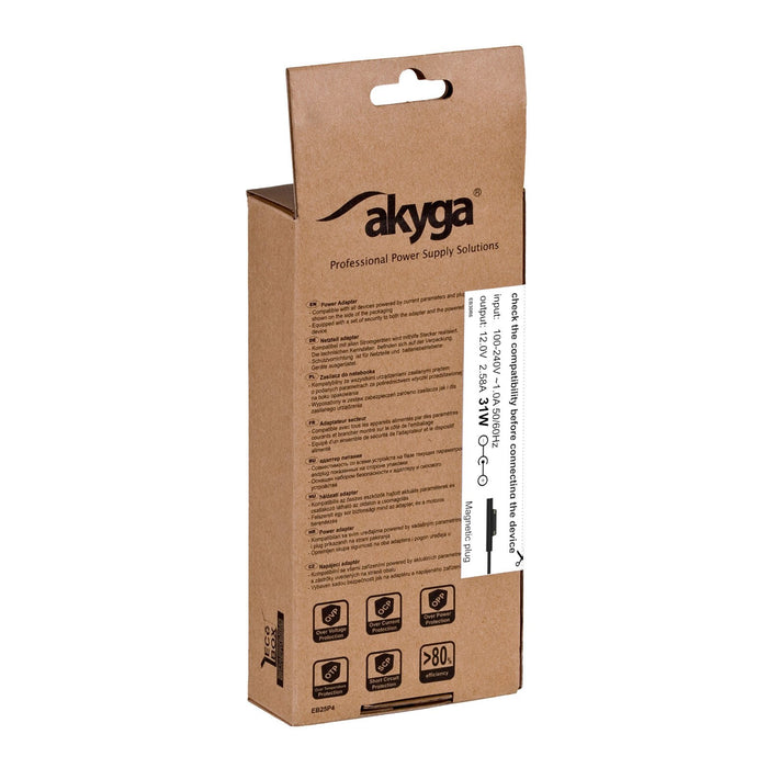 EAN 5901720135759 - Akyga AK-ND-66 adaptador e inversor de corriente Interior 31 W Negro imagen 6