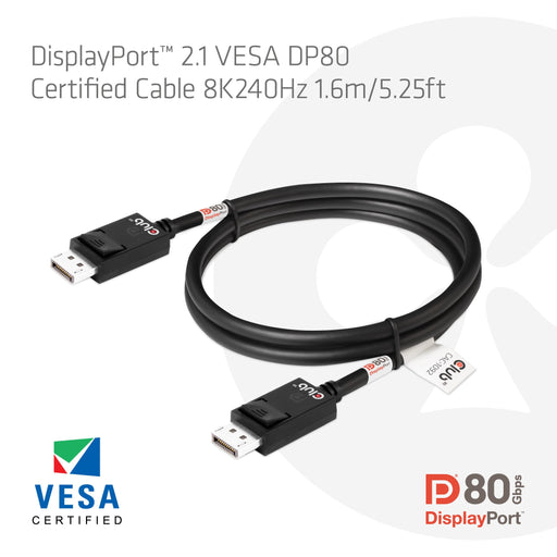 EAN 8719214473204 - CLUB3D CAC-1092 cable DisplayPort 1,6 m Negro imagen 2