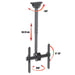 EAN 8057685309333 - Techly ICA-CPLB 944S soporte para pantalla de señalización 139,7 cm (55") Negro imagen 10