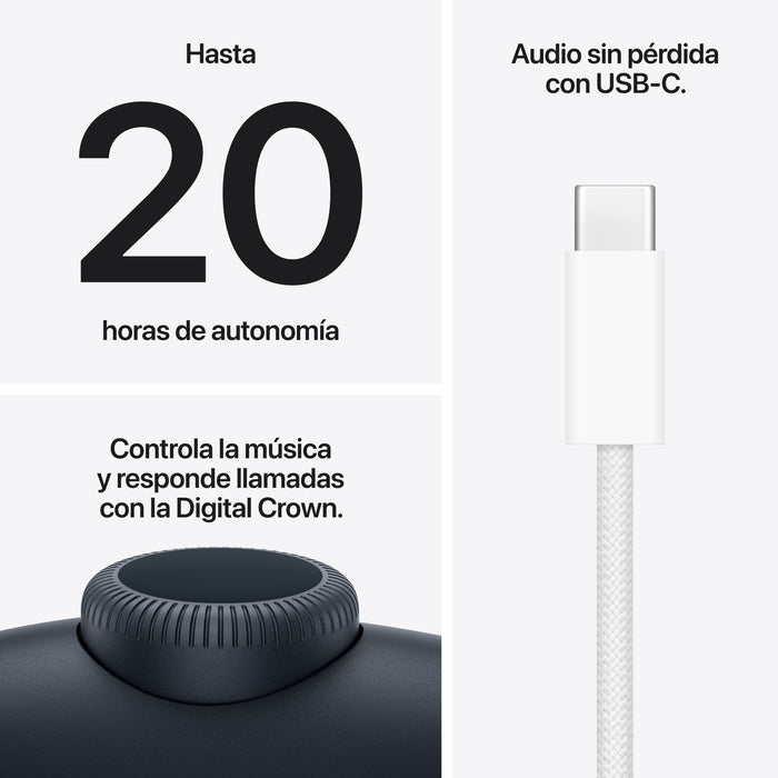 EAN 195951039176 - Apple AirPods Max 2 Auriculares Inalámbrico Diadema Llamadas/Música USB Tipo C Bluetooth Marina imagen 8