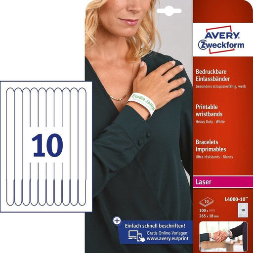 EAN 4004182147924 - Avery L4000-10 etiqueta de impresora Blanco imagen 1